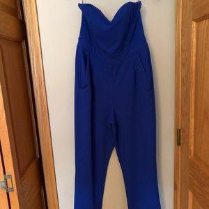Royal blue jumpsuit